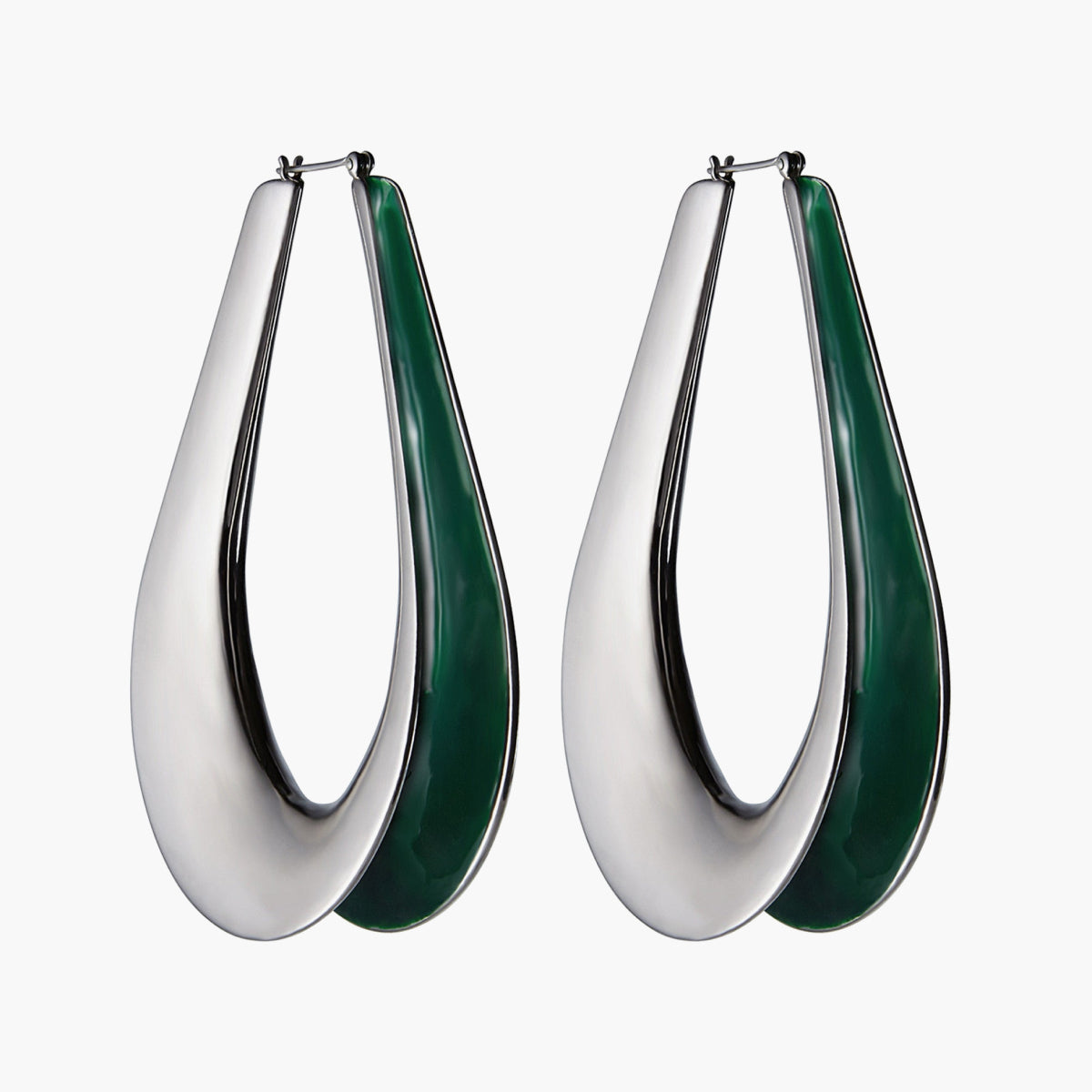 Ellipse Hoops Enamel M