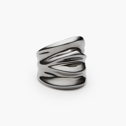 Simple Drapée Men Ring